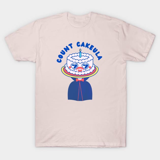 Count Cakeula T-Shirt by VultureVomitInc